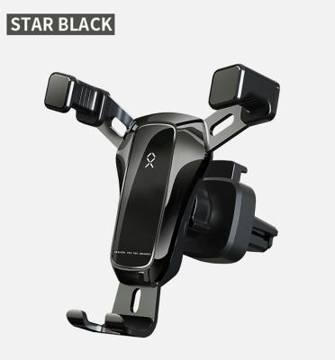 China Car Phone Gravity Screen Car Phone Bracket Adjustable Horizontal And Vertical Metal-Air Bracket Navigation Mute Bracket for sale