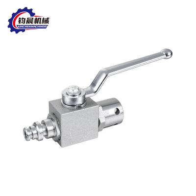 China Stainless Steel Hydraulic High Pressure Mining Ball Valve 1/4