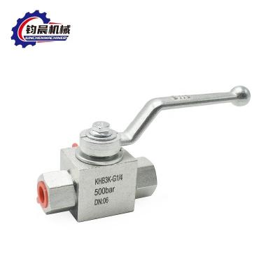 China High Pressure Ball Valve KHB3K-G1/4 500bar Werkseitige Direkt Versorgung BALL Structure for sale