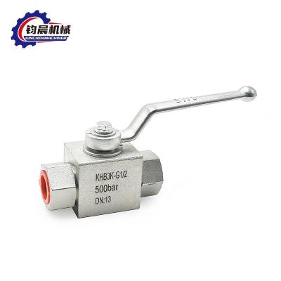 China KHB3K-G1/2 BALL Structure Valve For Pressure Hydraulic Gas Applications for sale