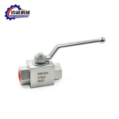 China Medium Temperature Werkseitige Direkt Versorgung KHB Series High Pressure Ball Valve for sale