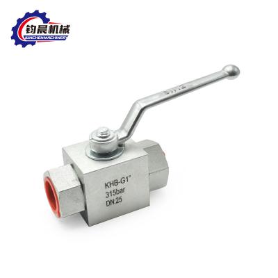 China KHB-G1'' 315bar DN 25 High Pressure Ball Valve for Gas/Water/Oil High Temperature for sale