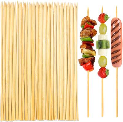 China Easily cleaned barbecue skewers with heavy duty 5mm thickness, ideal for grilling hot dogs, kebabs and fruit for sale