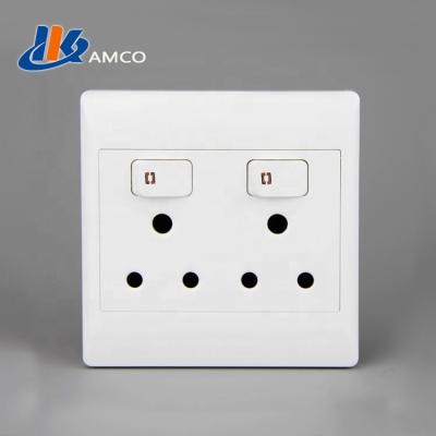 China Residential / Multi-Purpose SOCKET 2X16A 4X4 C/W OUTLET COVER ICE CERTIFICATE for sale