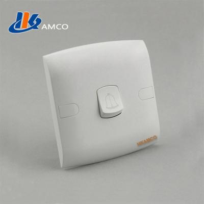 China Copper silver PC contact color plastic material the most popular 10A door bell strip switch in the world for sale