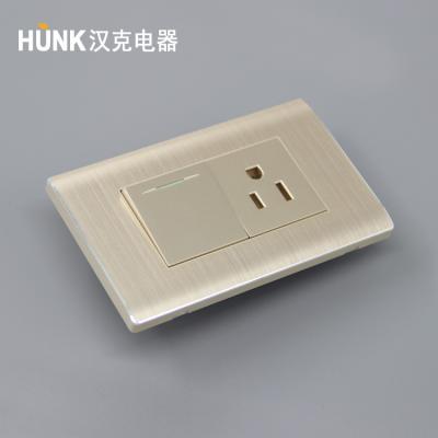 China SWITCH American standard aluminum material aluminum material + TOMACORRIENTE for sale