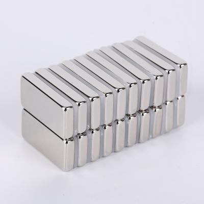 China Industrial Magnet Block Rectangular Magnets 15mmx10mmx1mm 20x10x5mm Customized Rare Earth Neodymium 3000 Gauss Safety Magnetic Steel for sale