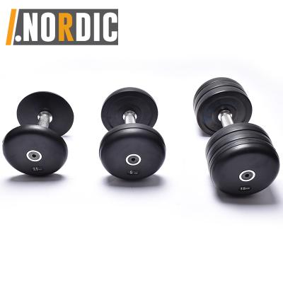 China Rubber Covered DHS Dumbbell Adjustable Barbell Weight Pairs Rubber Covered, Free Weights, Neoprene Non-Slip Hand, Multi-Purpose for sale