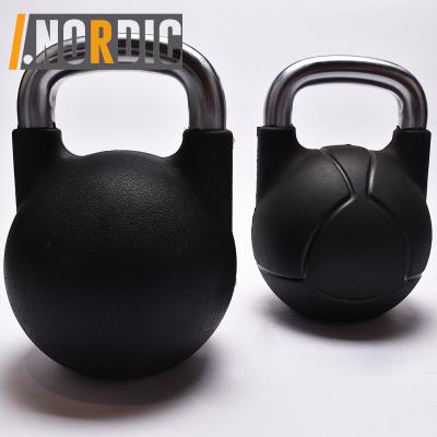 China Universal Kettle Bells Competition Kettle Cover Polyurethane Kettlebell Professional Grade Kettlebell For Fitness, Weightlifting, Core Training for sale