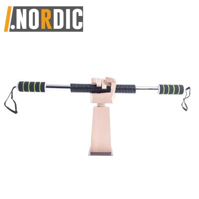 China Arm Strength Training Spring Power Tornado Bar Chest Resistance Arm Builder For Strengthening Weight Training for sale