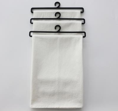 China Customized Plain Customized 100% Cotton Flourbag White Tea Towels for sale