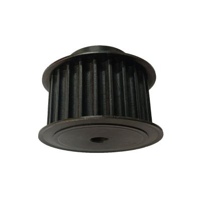 China Hotels In HTD8M 50mm Width 34 Teeth Carbon Steel Running Synchro Pulley for sale