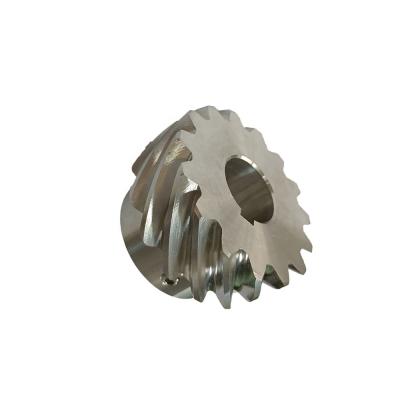 China Hotels Customized High Precision Helical Ground Teeth Stainless Steel Gear for sale