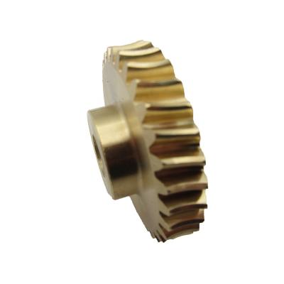 China High Precision CNC Zero Backlash Machining Brass Worm Gear For Gear Reducer for sale