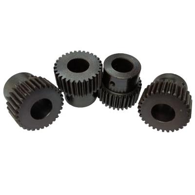 China Hotels Black M1 Small Gear Spur Gear For Engraving Machine for sale