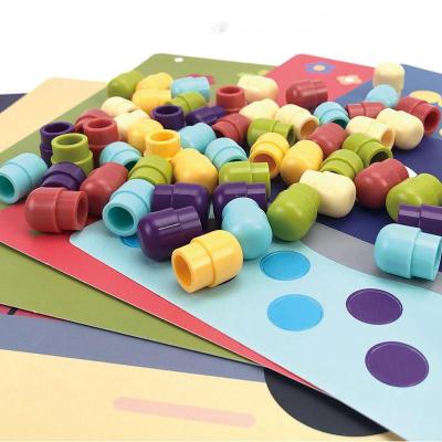 China High Quality Plastic Kids 3 In 1 Sets Building Blocks Alphabet Puzzle Learning Educational Children Learning Toys 01852-01543 for sale