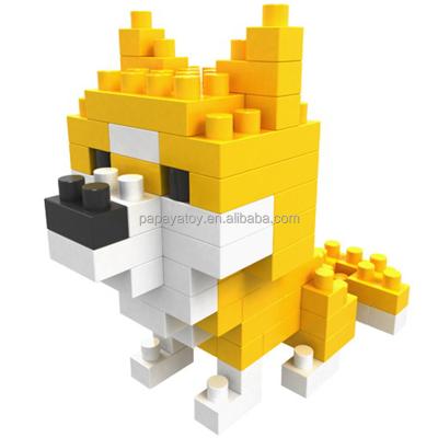 China Toy Micro Diamond Small Particles Building Blocks Building Blocks Set Creative Cartoon Animals Assembling Toys for sale