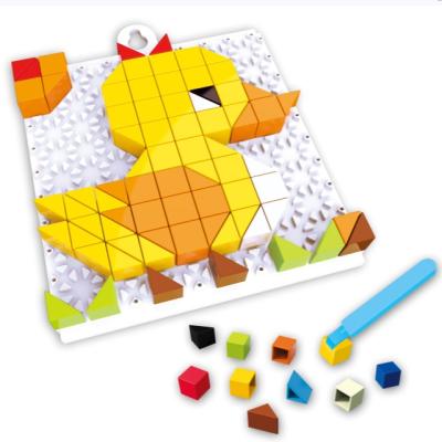 China DIY TOY Best Selling High Quality Animal Series Children's Block DIY Puzzle Puzzle Toys Educational Toys for sale