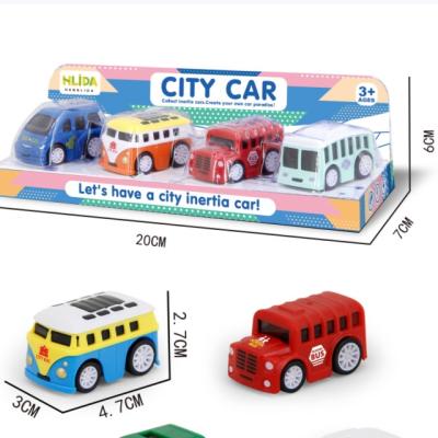 China Friction Toy Friction Vehicle Cartoon Inertia Vehicle Children's Toy City High Speed ​​Car for sale