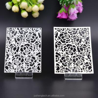 China Europe Beautiful Flower Rectangular Frame Flower Dies For Scrapbooking Paper Cutting for sale