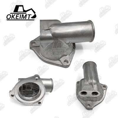 China Polished Thermostat Housing Cover For Hitachi EX120 Sumitomo SH120 Isuzu 4BD1 Engine for sale