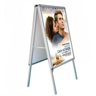 China Sign Display Stand Pedestal Advertising Lobby Sign Holder With Adjustable Height CA8871 for sale