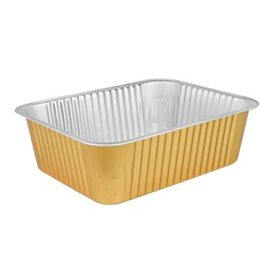 China Good Quality Food Aluminum Foil Food Containers Disposable Plastic Meal Box for sale