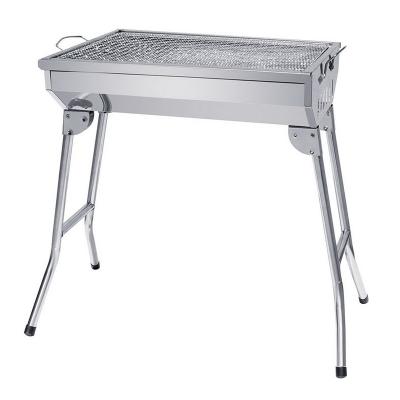 China Easily Assembled Portable Stainless Steel Charcoal BBQ Grills for sale