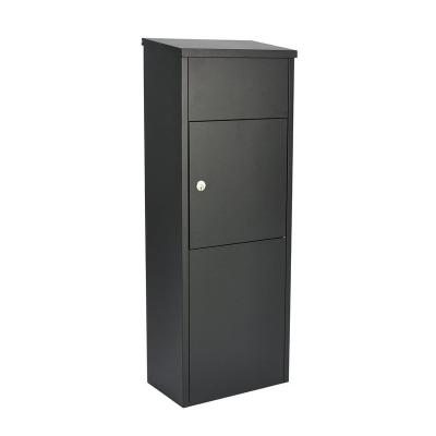 China Locking Metal Parcel Drop Box Mailbox Large Package Safe Delivery Steel Locker for sale