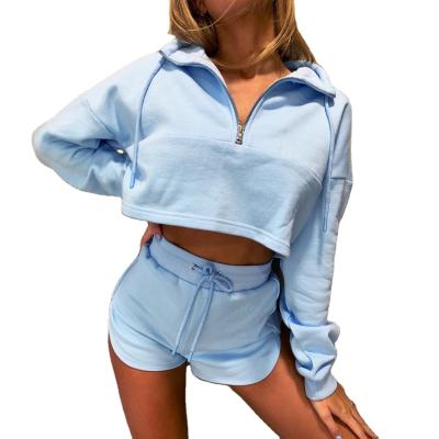 China 2021 Sustainable Widely Used Women Clothing 2 Piece Short Set Two Piece Pants Set Plus Size Women's Sets for sale