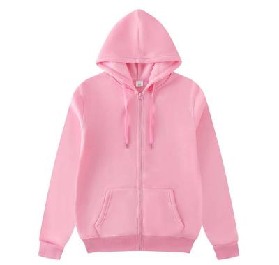 China 2021 Autumn Blank Sweatshirt Anti-pilling Coat Custom Embriodery Logo Full Zip Up Hoodie men's casual wholesale sportswear for sale