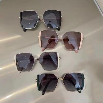 China Oversized Polarized Sunglasses 2021 Famous Brands Ins Fashion Sun Glasses Women Designer UV400 Sun Glass Frame Luxury Trendy Big Square for sale