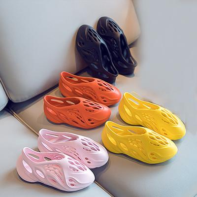 China Summer Round Kids Shape Sandals Jelly Water Shoes Slipper Beach Footwear For Boys Girls 2021 for sale