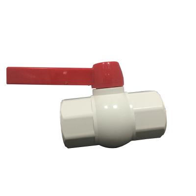 China Manufacturer factory price 4 inch upvc ABS IRRIGATION AND CONSTRUCTION handle octagonal ball valve thread for sale