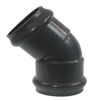 China Control Flow Water PVC Fittings Elbow 90 Degree 3 Way Plastic Upvc Connection Pipe Fitting Tee for sale