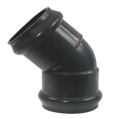 China Flush Control Water Plumbing Materials High Pressure PVC Sch 80 45 Elbow Connector Made In China for sale