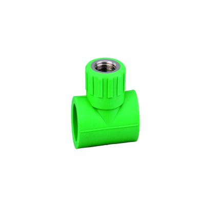 China OEM 25mm 32mm 50mm White Brass Plastic Plastic Quick Flange 63mm Economical Cold and Hot Mini Ball Fittings Green Color PPR Water for sale