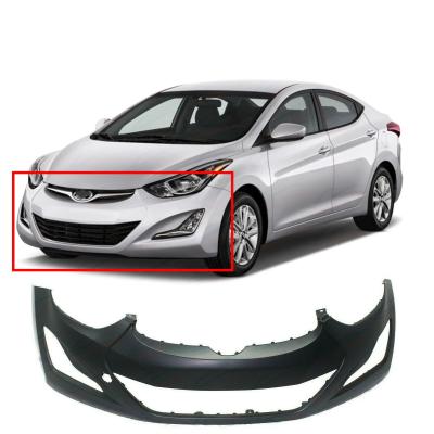 China ABS Auto Car Spare Parts Body Kit Car Front Bumper Cover Assembly For 14-16 Hyundai Elantra Korea Built HY1000204 865113X800 for sale