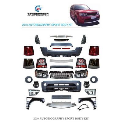 China ABS Car Auto Spare Parts Front Rear Bumper Body Kit For 2010 AUTOBIOGRAPHY SPORT BODY KIT for sale