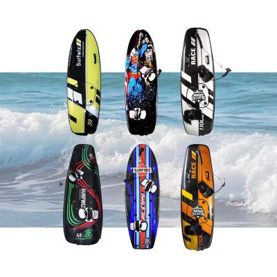 China Motorized Surfboard Unisex Jet Surfing Board with Max Speed 60km/h and 110cc Gas Power for sale