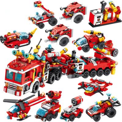 China DIY Building Brick HUAHUI BRICK 633009 City Military Technic Brick Holiday Boys Building Block Series Variable Weapon Car Toys Birthday Gifts for sale