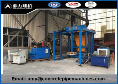 China PLC Inverter Control Vertical Concrete Pipe Machine For Concrete Drainage Pipe for sale