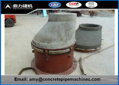 China Conical Chambers Concrete Manhole Machine For Water Pipe Outer Casing for sale