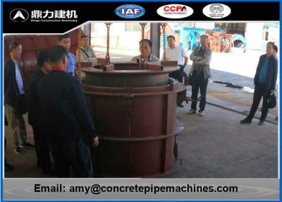 China Professional Concrete Tube Making Machine , Cement Pipe Forming Machine Less Process for sale