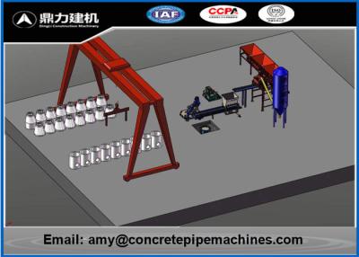 China Verticale Hume-Pijp die Machine 10 maken - de Productiecapaciteit van 15Min/van PC Te koop