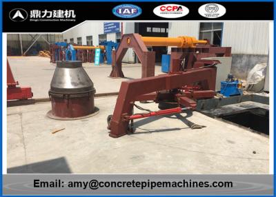 China Sand / Cement / Stone / Concrete Manhole Machine With PLC Control for sale