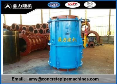 China Carbon Steel Concrete Manhole Forms With Sand / Cement / Stone for sale