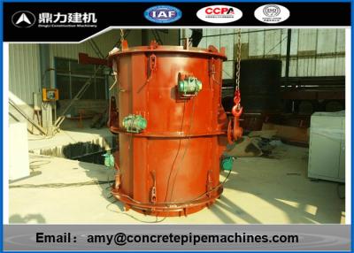 China PLC / Inverter Control Concrete Manhole Forms Vertical For Drainage for sale