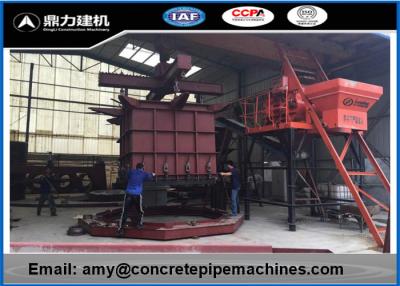 China Vertical Pipe Moulding Machine , Concrete Box Pipe Making Machine for sale