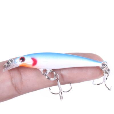 China 100% new ABS plastic+steel floating minnow plastic fishing lure 5cm artificial minnow bionic bait 2.1g fishing lures for sale